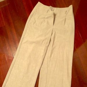 Wide leg, high waist trousers